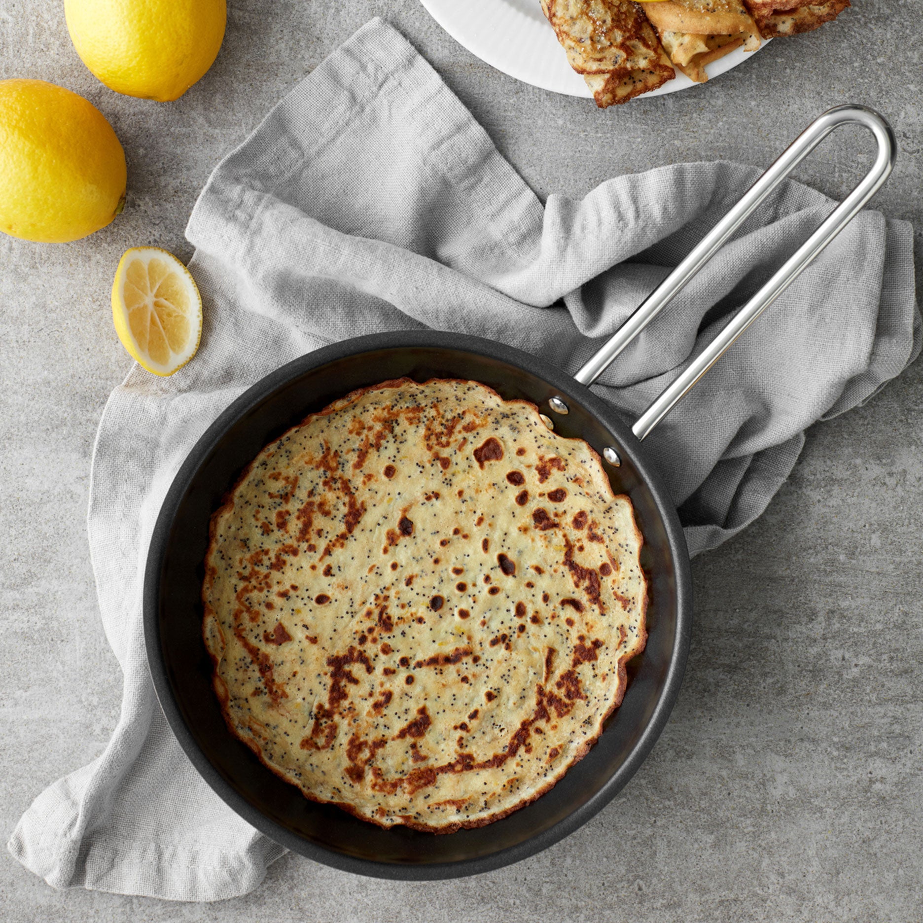 Stainless steel stegepande Ø24 cm Slip-Let